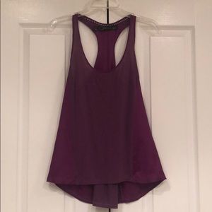 Patterson J. Kincaid Two Toned Purple Tank Top